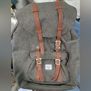 Herschel Supply Company Charcoal and Tan Backpack